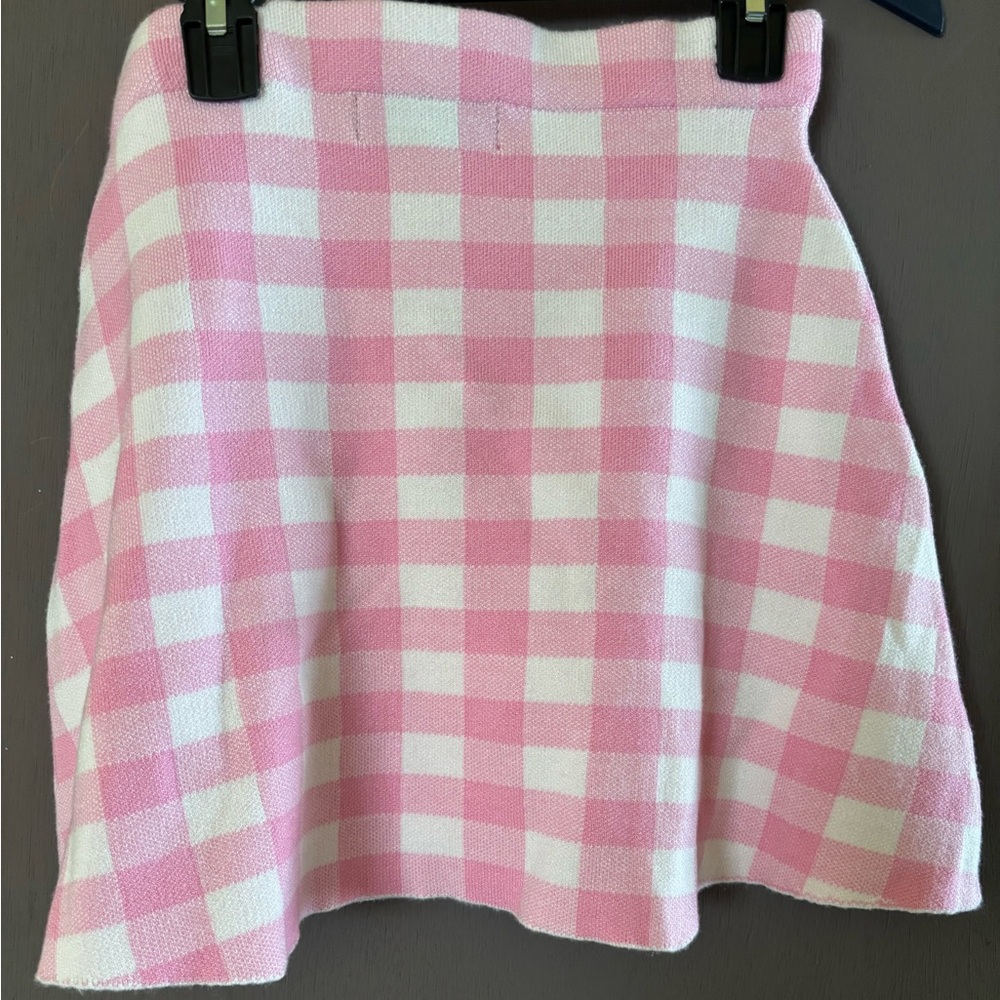 Pink Checkered Sweater - Picture 4 of 4